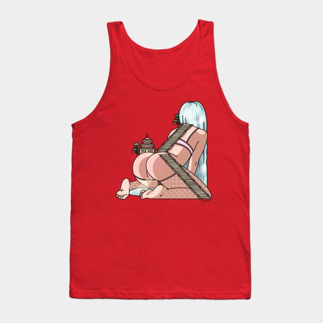 Her Body is a Temple Tank Top by blacknallillustration